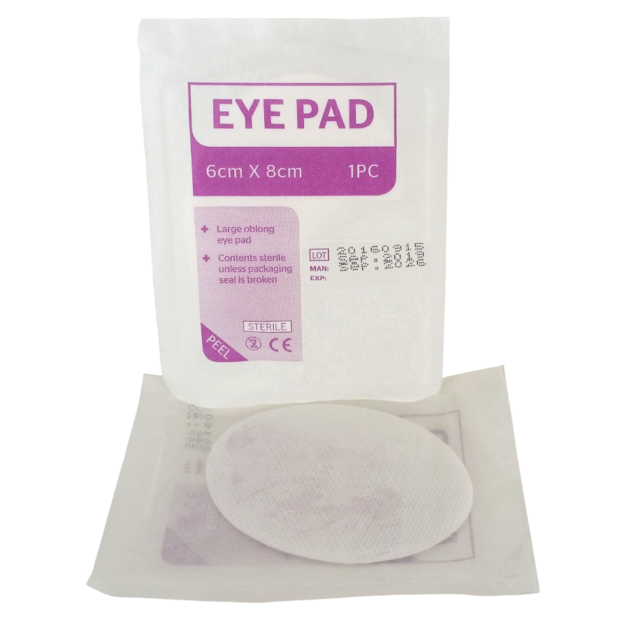 Non-adhesive surgical sterile eye pad