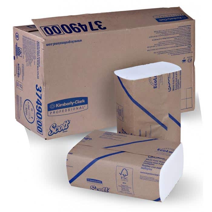 White Interleaved Towels